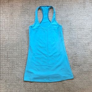 Lululemon Blue Running Racerback Tank